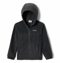 Casaco Columbia Juvenil Masculino Steens II com Capuz de Fleece Carvão P Pequeno Casaco Columbia Juvenil Masculino Steens II com Capuz de Fleece Carvão P Pequeno