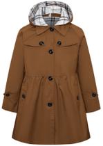 Casaco com capuz Betusline Girl Caramel Brown 4-5 anos