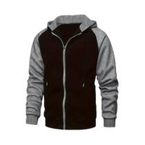 Casaco Com Capuz De Fleece plus Size Para Homens E Mulheres, Casual, Solto, Com Mangas Raglan