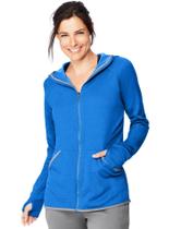 Casaco com capuz Hanes Sport Performance Fleece para mulheres