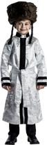 Casaco Costume Dress Up America Silver Grand Rabbi para crianças Casaco Costume Dress Up America Silver Grand Rabbi para crianças