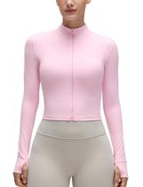 Casaco CRZ YOGA Butterluxe Rosa Peônia Slim Fit XL Casaco CRZ YOGA Butterluxe Rosa Peônia Slim Fit XL