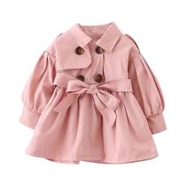 Casaco De Algodão Para Meninas, Moda De Outono E Primavera, Jaqueta Infantil, Roupas Exteriores Para
