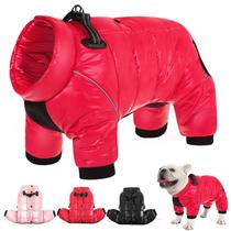 Casaco de cachorro AOFITEE Jaqueta impermeável de inverno para cães pequenos 2XL