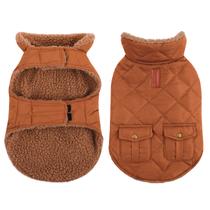 Casaco de cachorro Queenmore Warm Puffer Winter Jaqueta para cães X-Small