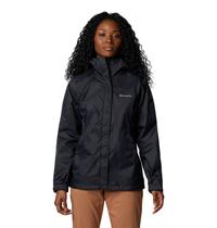 Casaco de chuva Columbia Arcadia II impermeável Feminino preto