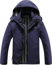 Casaco de Chuva OTU Leve e Impermeável com Capuz - Masculino - Marinho - Tamanho L Casaco de Chuva OTU Leve e Impermeável com Capuz - Masculino - Marinho - Tamanho L