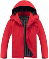 Casaco de Chuva OTU Leve e Impermeável com Capuz - Vermelho - Tamanho M Casaco de Chuva OTU Leve e Impermeável com Capuz - Vermelho - Tamanho M