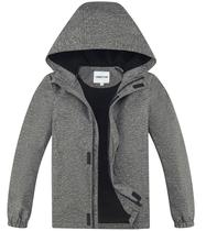 Casaco de chuva UMMTOM Boys leve impermeável 6-7Y cinza