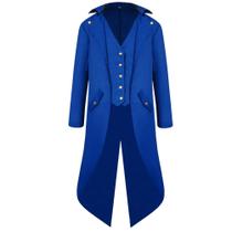 Casaco de fantasia H&ZY masculino Steampunk Vintage Tailcoat Gothic Casaco de fantasia H&ZY masculino Steampunk Vintage Tailcoat Gothic