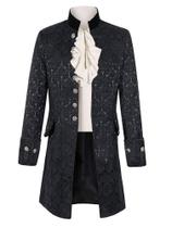 Casaco de fantasia Runcati Steampunk Medieval Gótico Vitoriano Masculino Casaco de fantasia Runcati Steampunk Medieval Gótico Vitoriano Masculino