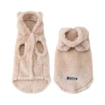 Casaco De Fleece Com Capuz Para Cães E Gatos Pequenos E Médios, Jaqueta Fofa Para Outono E Inverno,