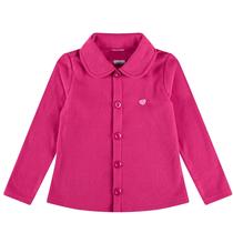 Casaco de frio Infantil Feminino Quente Botão em Soft Grosso Casaco de frio Infantil Feminino Quente Botão em Soft Grosso