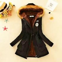 Casaco de inverno casaco de pele das mulheres - preto ( m ) - generic