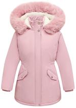 Casaco de inverno CICVSOC Girl Waterproof Warm Parka Puffer Jacket