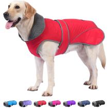 Casaco de inverno para cães Dogcheer Christmas impermeável vermelho XL Casaco de inverno para cães Dogcheer Christmas impermeável vermelho XL