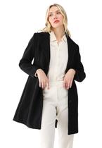 Casaco De Lã Batida Feminino - Casaco De Lã Batida Feminino -