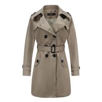 Casaco de lapela clássico feminino NANJUN, verde