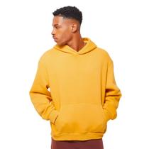 Casaco de Moletom Masculino Bolso Canguru Estiloso Amarelo Casaco de Moletom Masculino Bolso Canguru Estiloso Amarelo