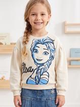 Casaco de Moletom Princesa Elsa e Anna Pingente Animê Casaco de Moletom Princesa Elsa e Anna Pingente Animê