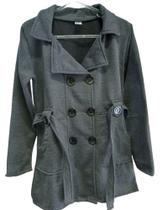 Casaco de moleton franelado tá G e GG