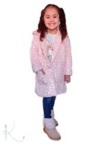 Casaco de pele coração