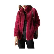 Casaco de Pele Sintética Feminino Plus Size - Quentinho para Outono/Inverno