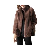 Casaco de Pele Sintética Feminino Plus Size - Quentinho para Outono/Inverno