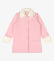 Casaco de Pelo Safira Trick Nick Rosa