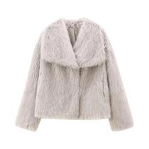 Casaco De Pelúcia Burgundy Para Mulheres, Jaqueta Bomber De Manga Longa, Quente, Casual, Crop HXAO