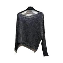 Casaco De Tricô Sexy Com Lantejoulas Para Mulheres, Suéter Estético Com Ombros Vazados, Moda De Casaco De Tricô Sexy Com Lantejoulas Para Mulheres, Suéter Estético Com Ombros Vazados, Moda De