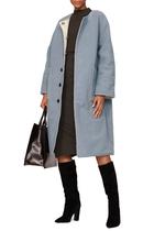 Casaco Derek Lam Collective RTR Reversível Shearling Blue XS