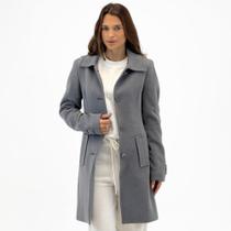 Casaco Ditaly 7/8 em Malha Executive com Capuz Feminino Casaco Ditaly 7/8 em Malha Executive com Capuz Feminino