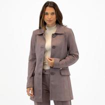Casaco Ditaly 7/8 em Suede Feminino