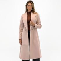 Casaco Ditaly Sobretudo Lã Batida Feminino Casaco Ditaly Sobretudo Lã Batida Feminino