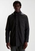 Casaco docthos slim malha com capuz removível