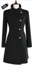Casaco Elegante Blusa De Frio Feminina Gola Alta Cor Preta