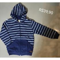 Casaco em moletom masculino infantil