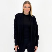 Casaco Facinelli Cardigan Aberto Alongada Feminino Casaco Facinelli Cardigan Aberto Alongada Feminino