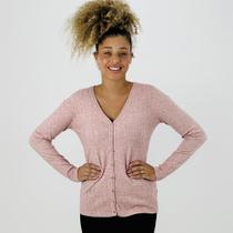 Casaco Facinelli Cardigan Lã Curto Feminino