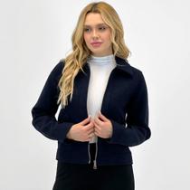 Casaco Facinelli Curto em Lã Batida Feminino