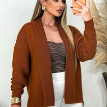 Casaco Fang Aberto para Look Moderno e Confortável Casaco Fang Aberto para Look Moderno e Confortável