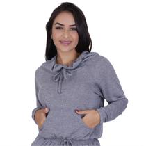 Casaco Fechado Manga Longa Raglan Bolso Algodão Casaco Fechado Manga Longa Raglan Bolso Algodão