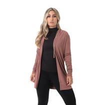 Casaco Feminino Aberto Nicolly Marrom