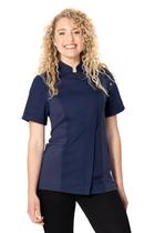 Casaco feminino Chef Works Springfield Chef, azul marinho, grande