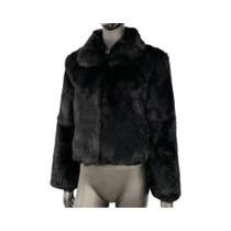 Casaco Feminino De Pele De Coelho Natural Para Outono/Inverno, Jaqueta De Couro Genuíno Feminina, Casaco Feminino De Pele De Coelho Natural Para Outono/Inverno, Jaqueta De Couro Genuíno Feminina,