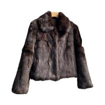 Casaco Feminino De Pele De Coelho Natural Para Outono/Inverno, Jaqueta De Couro Genuíno Feminina, Casaco Feminino De Pele De Coelho Natural Para Outono/Inverno, Jaqueta De Couro Genuíno Feminina,