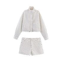 Casaco Feminino Elegante Com Poás, Manga Longa, Botões E Zíper, Solto E Casual, Jaqueta De - HH