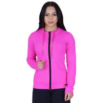 Casaco Feminino Fitness Esportivo Dry Aero Capuz e Bolso Orbis