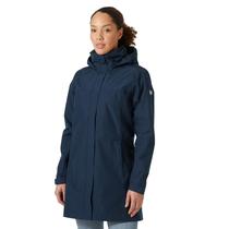 Casaco Feminino Impermeável Helly Hansen Aden Azul Marinho G Casaco Feminino Impermeável Helly Hansen Aden Azul Marinho G
